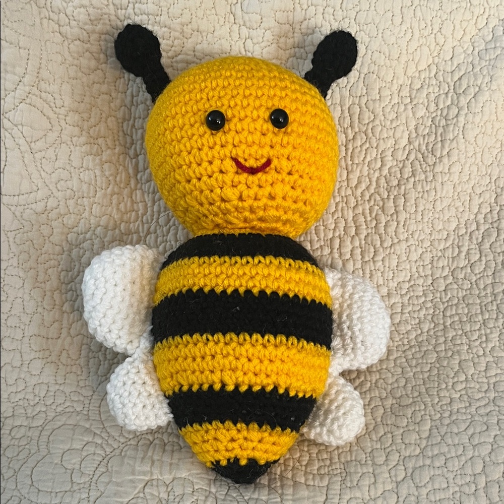 Handmade Crochet Bee Stuffed Animal